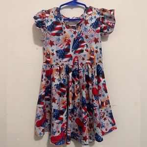 Boutique princess flag dress